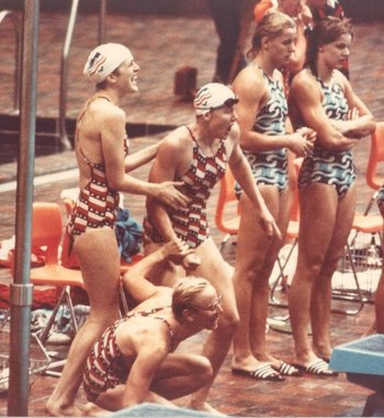 East german female swimmers 1976